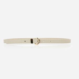 Poppy Barley Leather The Polished Belt Oatmeal 26" / XXS